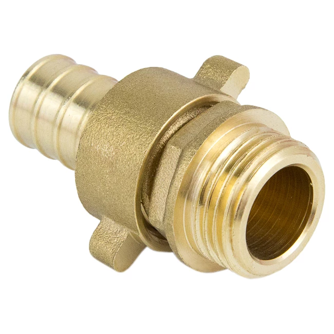 Переходник разъемный Aquasfera 9104 Дн15x1/2″ Ру16 наружная резьба/штуцер, для шланга, материал - латунь Переходник разъемный Aquasfera 9104 Дн15x1/2″ Ру16 наружная резьба/штуцер, для шланга, материал - латунь