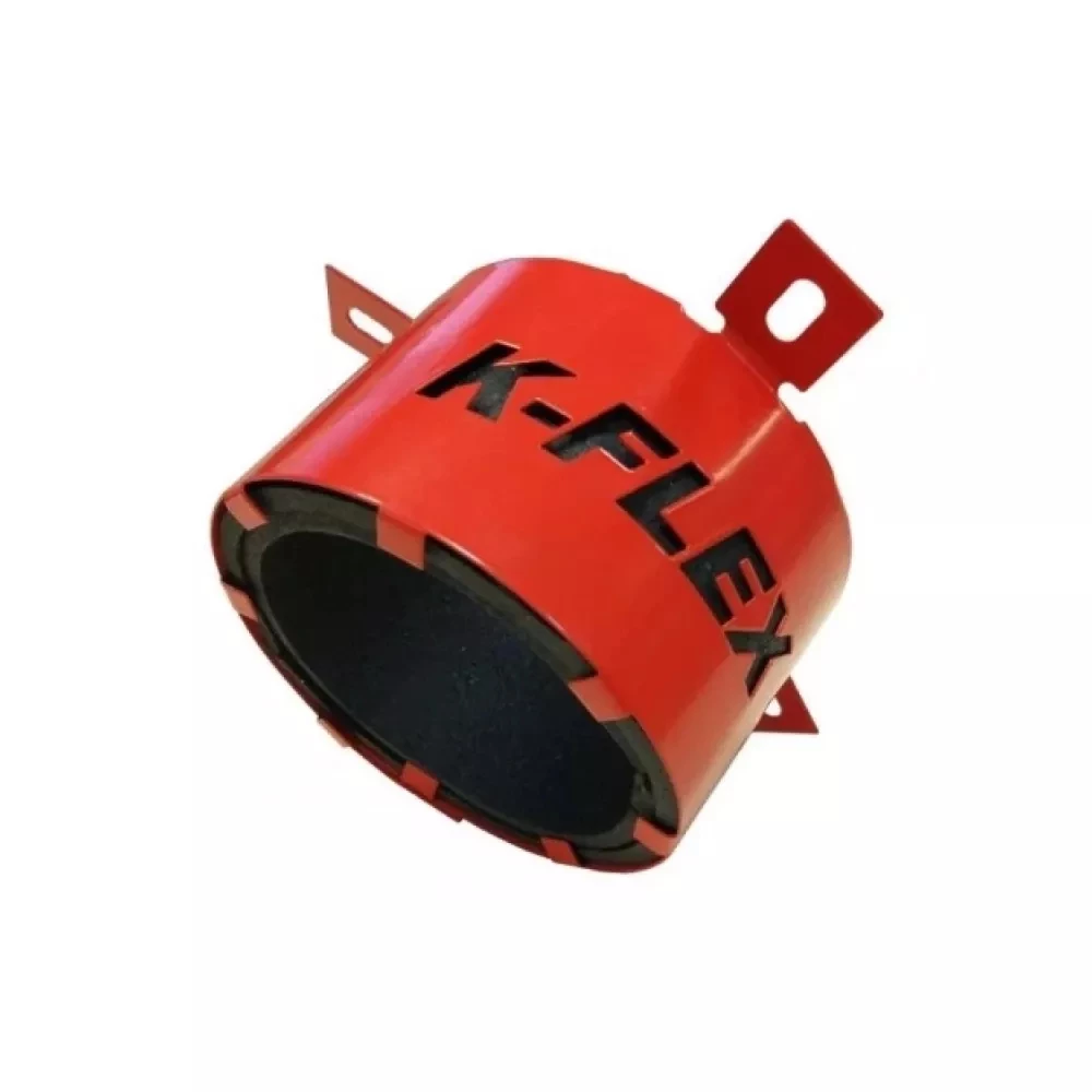 Муфта противопожарная K-FLEX K-Fire Collar Дн50 для труб, материал - сталь, цвет - красный, отгрузка кратно 116шт