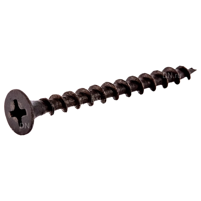 Саморез КМП CF 3.5х16мм для крепления ГКЛ к дереву, материал - сталь, покрытие - фосфатирование, упаковка - 20000шт